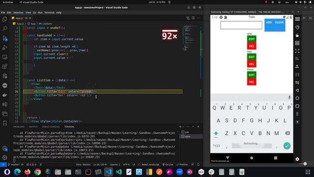 React Native Todo Del Part1 смотреть онлайн