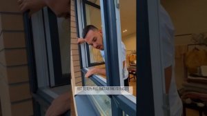 Установка сетки плиссе. 1 человек - 1 сетка)