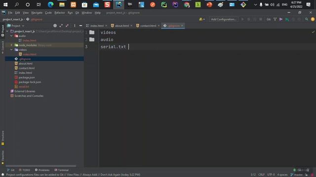 part7 - آموزش git ignore در git смотреть онлайн
