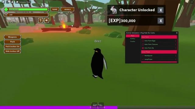 Roblox Animal Simulator XP Farm + Egg Farm + More Script (2022) смотреть онлайн