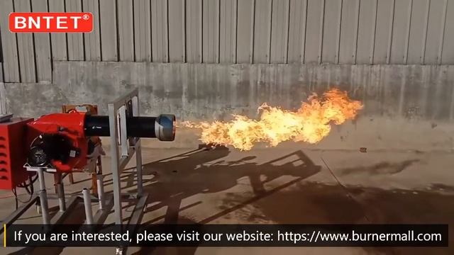 Heavy oil burner BNH100, air atomization смотреть онлайн