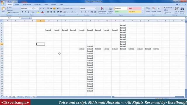 Up Down Left Right in Fill Command of Microsoft excel 2007 Part: 25 смотреть онлайн