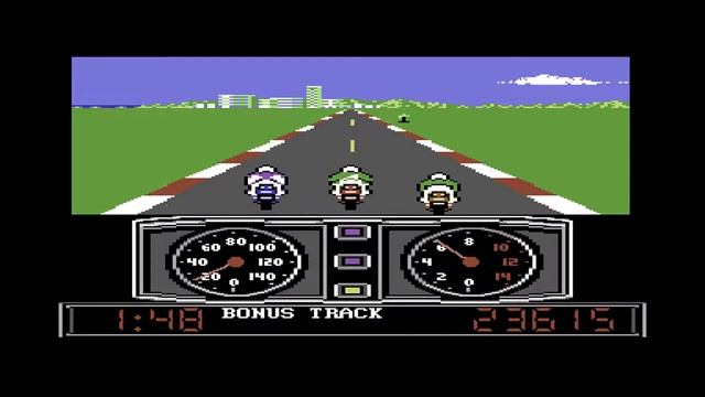Super Cycle (Commodore 64/Gameplay/Full HD) | Epyx | 1986 смотреть онлайн