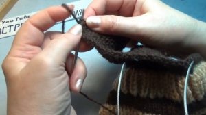 Пышные сапожки спицами_ Домашние тапочки #694