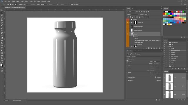 3D мокап в Photoshop. Подготовка модели в Blender смотреть онлайн