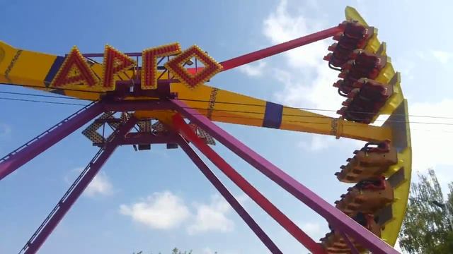 Я катаюсь на аттракционе АГРО Тюмень 12 августа 2014 смотреть онлайн