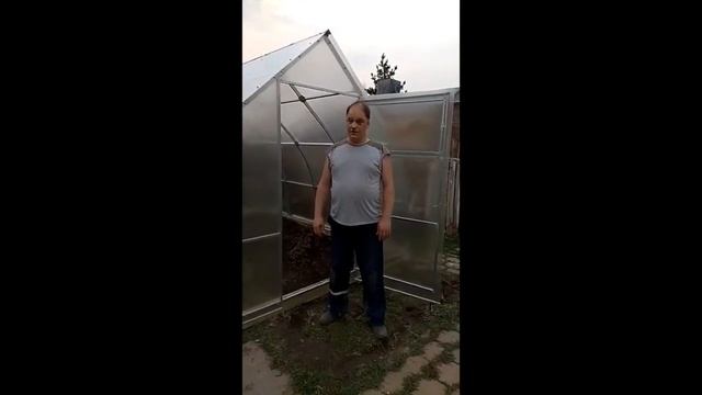 Отзыв о теплице от компании Очень Крепко- теплица Домик от компании "Очень Крепко" смотреть онлайн