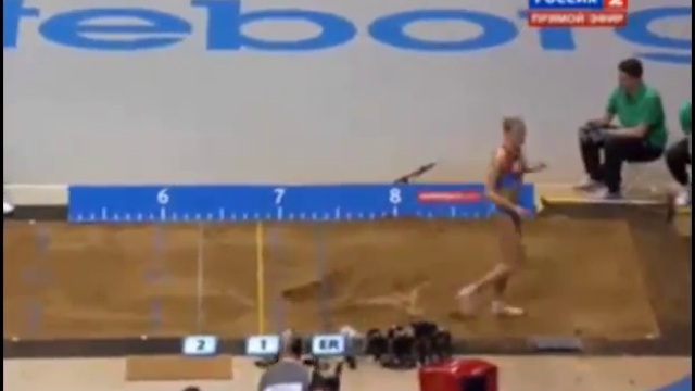 Прыжки в длину, ЧЕ. Дарья Клишина (7,01 м) смотреть онлайн