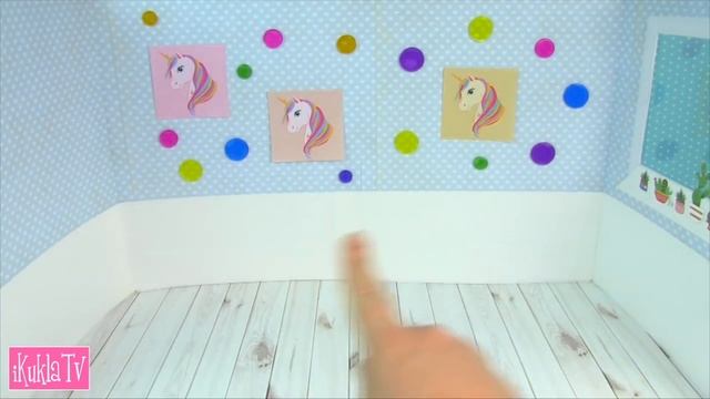 Как сделать Домик для кукол Барби Своими руками Спальня Детская Комната Игрушки смотреть онлайн