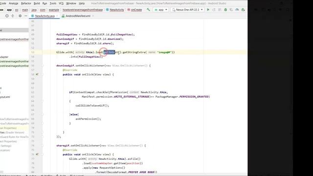 Retrieve GIF Images from Firebase Storage & Realtime Database Android Studio(updated) | Save & Shar смотреть онлайн