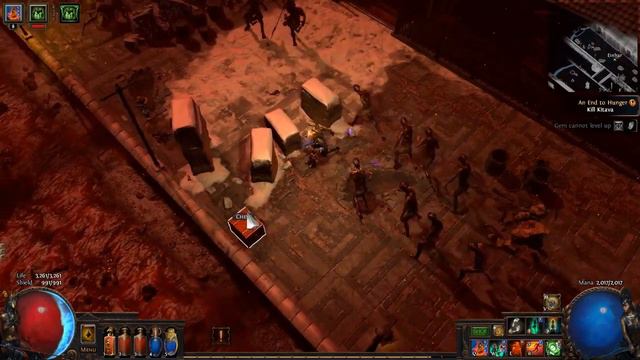 Path of Exile 3.2 NEC Skeleton Warriors Zombies Phantasms SSF Bestiary HC смотреть онлайн