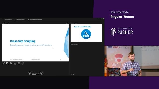 Angular Vienna, Web Application Security for Frontend Devs, July 2019 смотреть онлайн