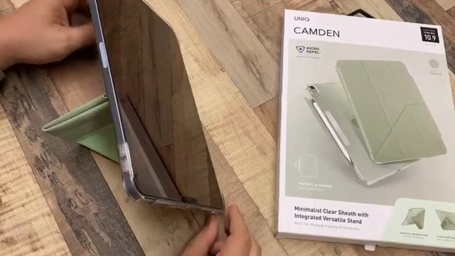 UNIQ Camden 支架折法 抗菌磁吸設計帶支架多功能極簡透明保護套 iPad Air 10.9吋 смотреть онлайн