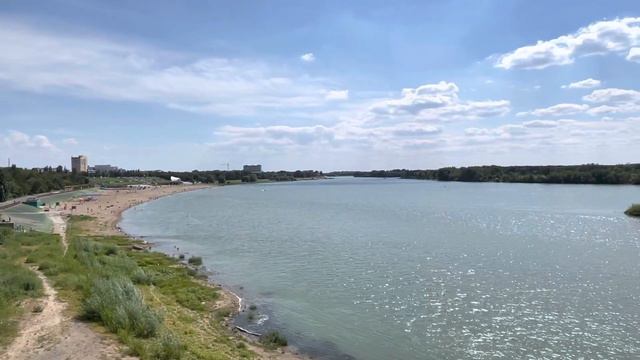 Река Иртыш. Kazakhstan. Nature. Sunset. Pavlodar. Павлодар. смотреть онлайн