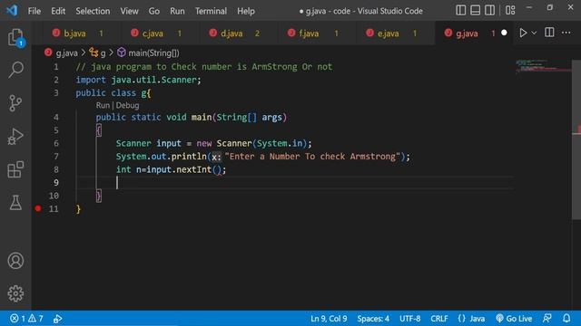 java program to check number is Armstrong or not смотреть онлайн