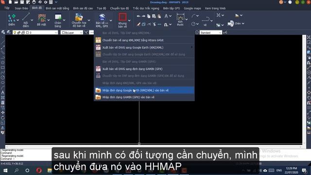 Chuyển Google Earth Sang AutoCAD смотреть онлайн