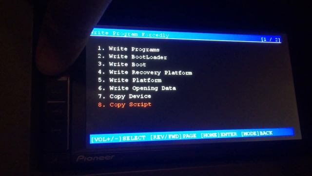 снятие пароля/password remove AVIC F960BT, NEX5000 смотреть онлайн
