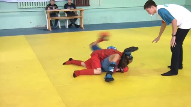 Стахов Денис 2 бой. Областные соревнования по боевому самбо в г.Караганде 27.12.2015 смотреть онлайн