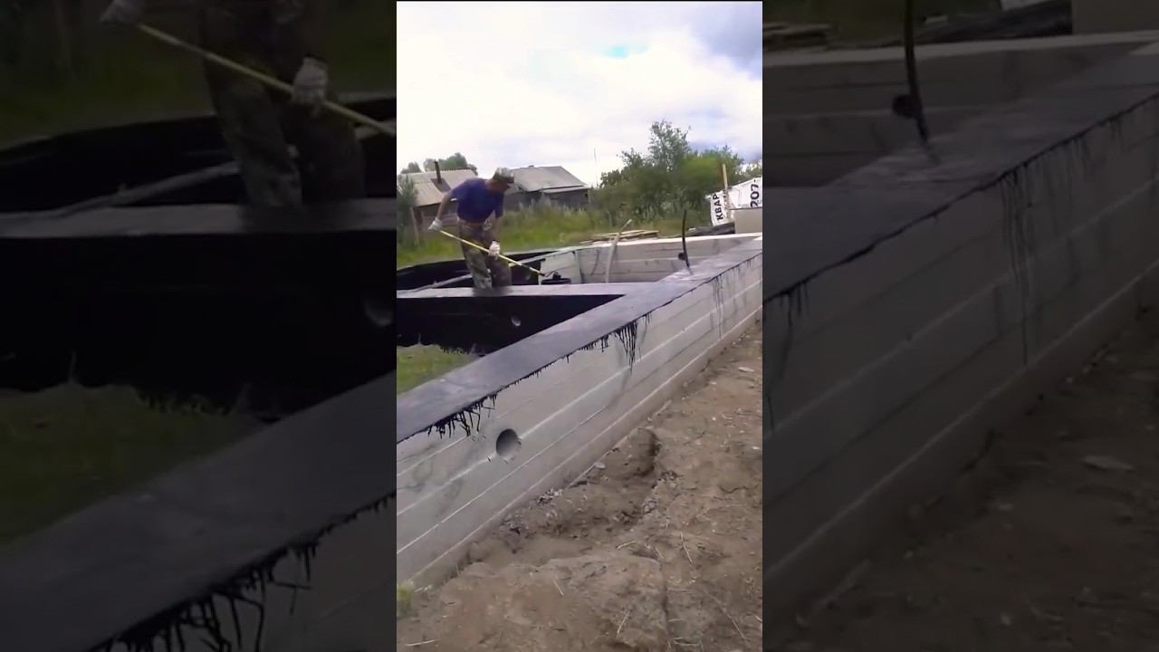 ФУНДАМЕНТ ДЛЯ КАРКАСНОГО ДОМА #фундамент #строительство #каркасныйдом смотреть онлайн