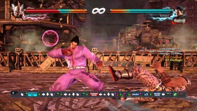 Kazuya Mishima Wall Carry Combos Ft. Perfect God Fist | TEKKEN 7 смотреть онлайн