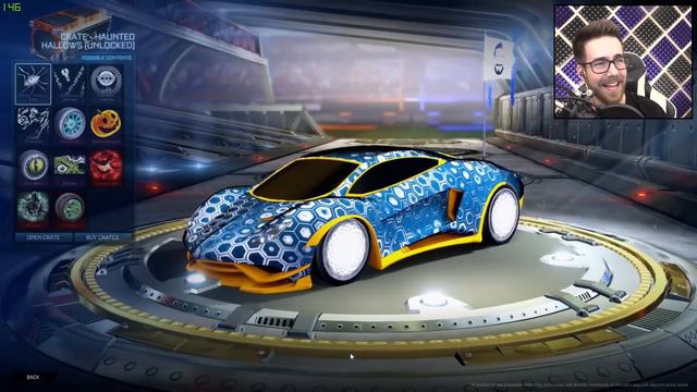 20 NEW SPOOKY "HAUNTED HALLOWS" ROCKET LEAGUE CRATE OPENING смотреть онлайн