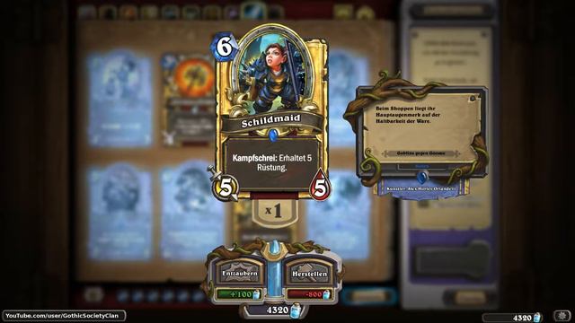 [HS] [Golden Cards] - [Goblins gegen Gnome] - Schildmaid | Shieldmaiden смотреть онлайн
