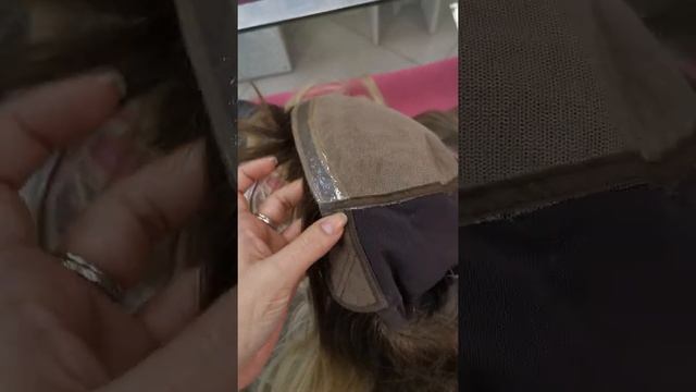 Славянский парик из натуральных волос удлинённое каре с эффектом омбре смотреть онлайн