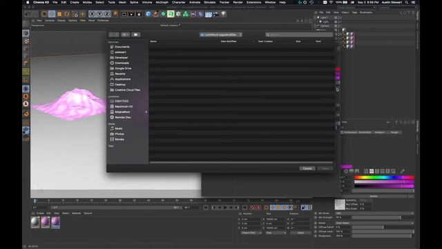 Cinema4D S22 : Material Editor Introduction