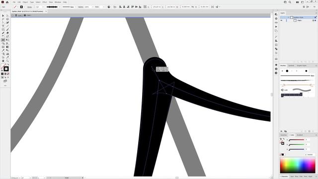 How to Draw a Spider Web with the Pen Tool and the Width Tool in Adobe Illustrator смотреть онлайн