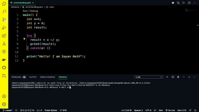 26. Custom Exception Handling in Dart | Dart and Flutter Series | DSC KIIT смотреть онлайн