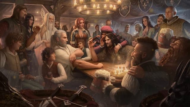 Medieval Tavern Music - Aragorn And Geralt 🍻