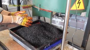 Процесс производства плитки из резиновой крошки, рецепт резиновой плитки GlobalPlant.ru