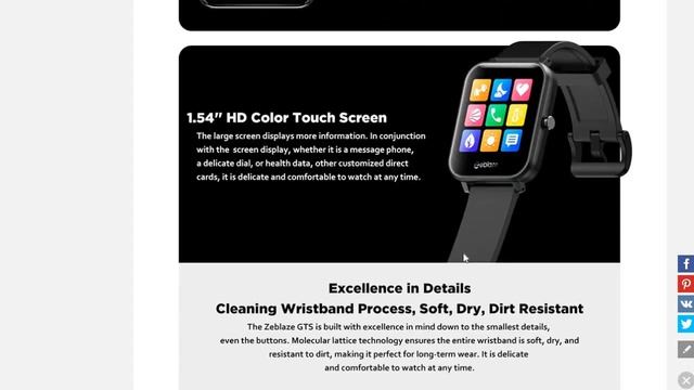 Novo Smartwatch ZEBLAZE GTS - ESSE FAZ CHAMADAS e BATERIA 10 DIAS! Mas já vale a pena? - ZEBLAZE GT смотреть онлайн