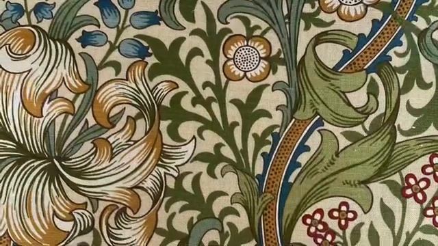 Портьерные ткани от английской фабрики Morris&Co.Сказочные ткани! смотреть онлайн