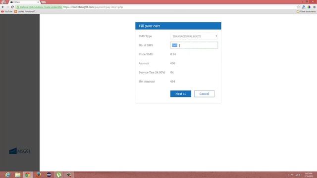 Msg91 Buying SMS Credits смотреть онлайн
