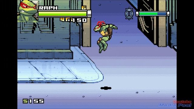2007 TMNT Teenage Mutant Ninja Turtles (Gameboy Advance) Game Playthrough Retro Game смотреть онлайн
