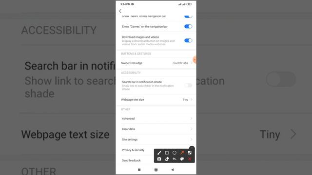 Browser and site setting data clear on Xiaomi phone смотреть онлайн