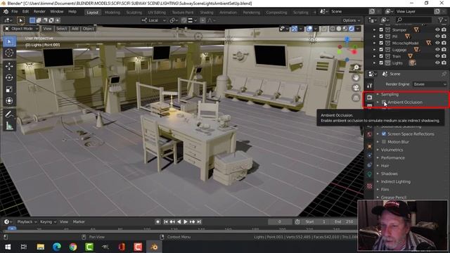 BLENDER 2.8: Modeling a Subway Scene: Part 27 (Ambient Occlusion/Clay Render) смотреть онлайн