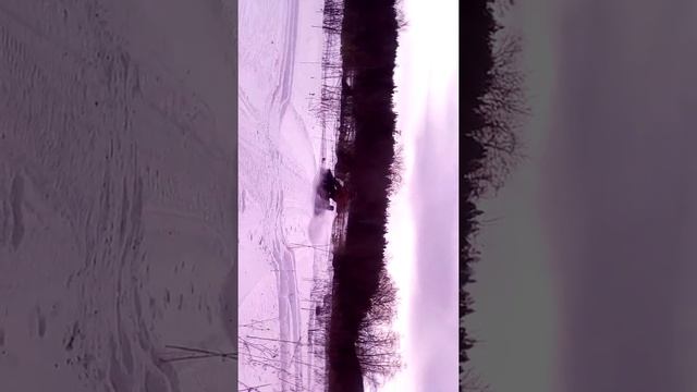 Самодельный снегоход с двигателем юпитер водянка. смотреть онлайн