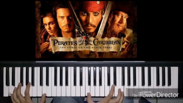 Piratas do Caribe (The black pearl) - Orchestra - Teclado смотреть онлайн