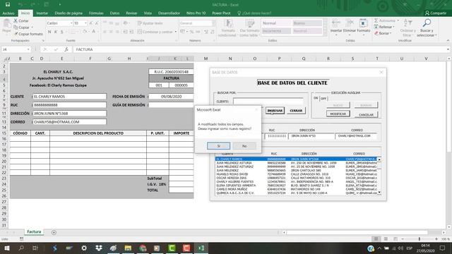 Factura Automática con Excel смотреть онлайн