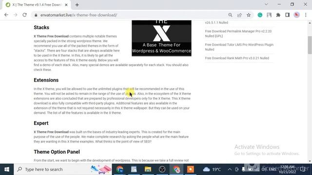 X | The Theme v9.1.4 Free Download [GPL] смотреть онлайн