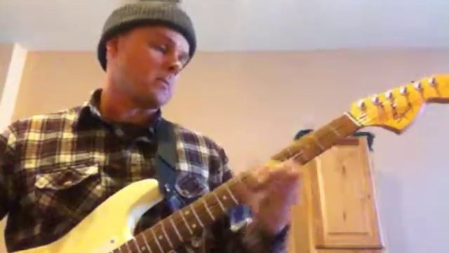 Some blues guitar licks I put together- Fender G-dec - Fender Squire смотреть онлайн