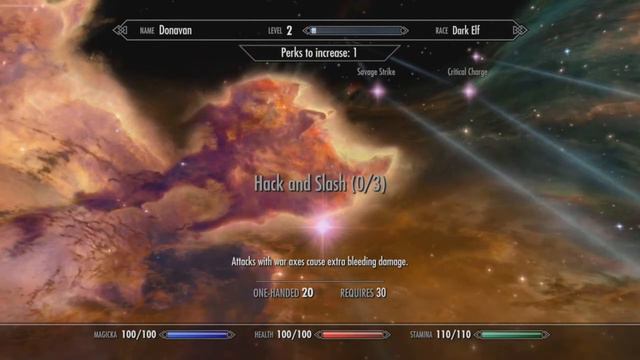 SKYRIM - BUILD PALADINO: SKILLTREE.