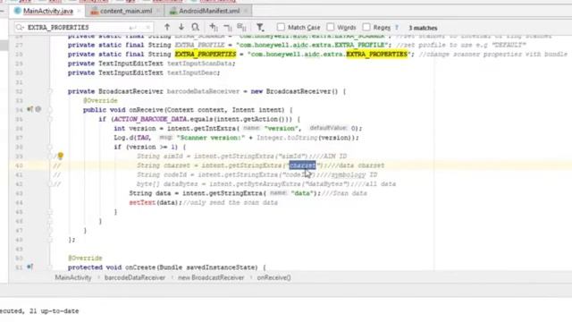 Honeywell Data Collection Intent API смотреть онлайн