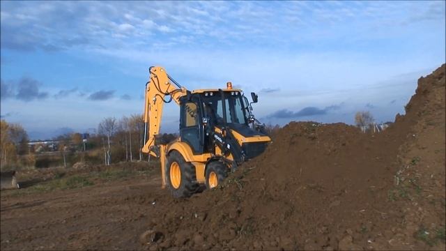 Hyundai H940S Backhoe Loader Truck Loading Test