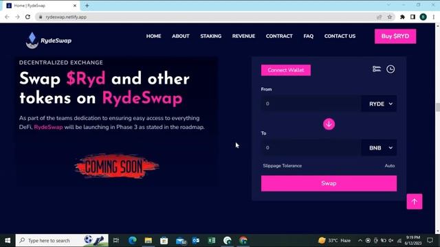 RYDE SWAP Biggest Project In the Crypto World смотреть онлайн