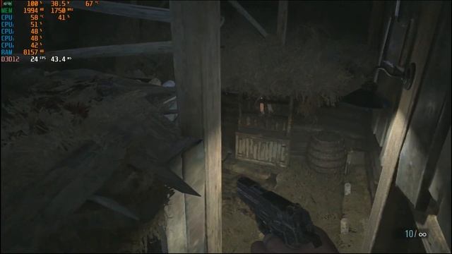Resident Evil Village ON RADEON RX 460 2GB смотреть онлайн