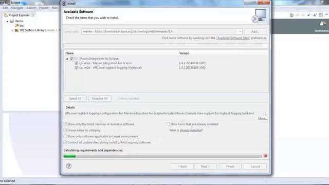 Maven eclipse installation смотреть онлайн