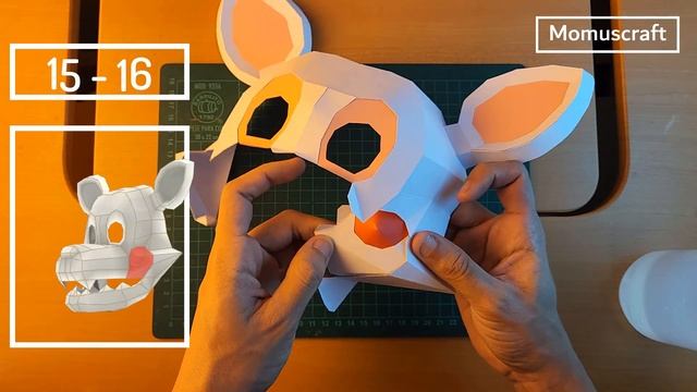 How to make the Mangle Mask using Paper - DIY FNAF Mask смотреть онлайн